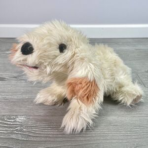 Vintage 1988 Gund Shaggy Spotted Puppy Dog Plush Stuffed Animal Soft Floppy Toy